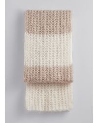 & Other Stories - Striped Alpaca-blend Scarf - Lyst