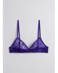 & Other Stories - Floral Lace Soft Bra - Lyst