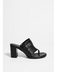 & Other Stories - Leather Toe-Thong Mules - Lyst
