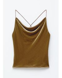 & Other Stories - Strappy Velvet Top - Lyst