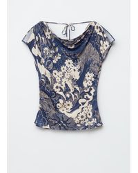 & Other Stories - Draped Cowl-Neck Top - Lyst