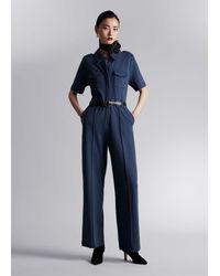 & Other Stories - Casual Short-sleeved Jumpsuit - Lyst