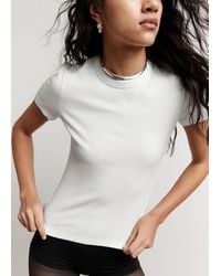 & Other Stories - Ribbed Cropped T-shirt - Lyst