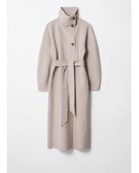 & Other Stories - Funnel-Collar Wool Coat - Lyst