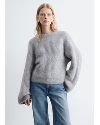 & Other Stories - Mohair-Blend Cable-Knit Jumper - Lyst