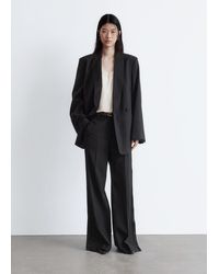 & Other Stories - Wool Press-Crease Trousers - Lyst