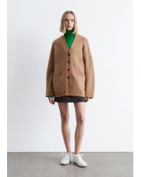 & Other Stories - Oversized Mohair-Blend Cardigan - Lyst