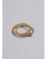 & Other Stories - Starry Ring Set - Lyst
