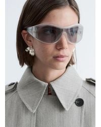 & Other Stories - Bold Oval Frame Sunglasses - Lyst