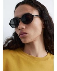 & Other Stories - Oval-Frame Sunglasses - Lyst