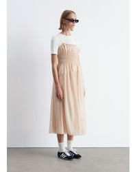 & Other Stories - Ruched Midi Dress - Lyst