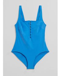 & Other Stories - Button Up Swimsuit - Lyst