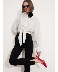 & Other Stories - Tie-front Shirt - Lyst