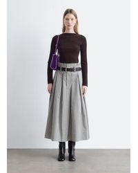 & Other Stories - Pleated Midi Skirt - Lyst