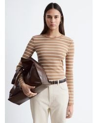 & Other Stories - Ribbed Long-Sleeve Top - Lyst