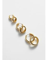 & Other Stories - Markante Creolen Im Set - Lyst