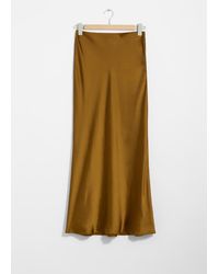 & Other Stories - Satin Maxi Skirt - Lyst
