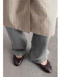 & Other Stories - Leather Ballet Flats - Lyst
