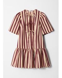 & Other Stories - Peplum Mini Dress - Lyst
