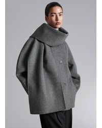 & Other Stories - Wool Scarf Jacket - Lyst