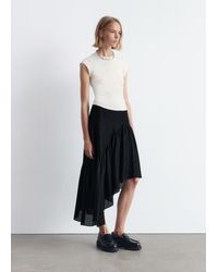 & Other Stories - Asymmetric Ruffle Midi Skirt - Lyst