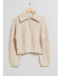 & Other Stories - Half-zip Knit Sweater - Lyst