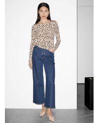 & Other Stories - Classic Leather Slingback Pumps - Lyst