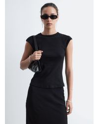 & Other Stories - Open-Back Ribbed Top - Lyst