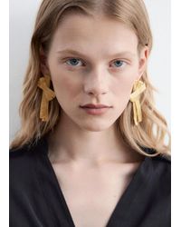 & Other Stories - Brass Bow Drop Earrings - Lyst