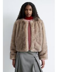 & Other Stories - Short Faux Fur Jacket - Lyst
