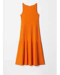 & Other Stories - Rib-Knit Midi Dress - Lyst