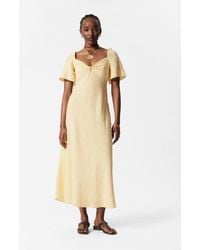 & Other Stories - Linen Midi Dress - Lyst