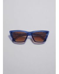 & Other Stories - Angular Cat Eye Sunglasses - Lyst