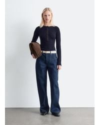 & Other Stories - Half-Placket Merino Wool Top - Lyst