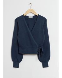 & Other Stories - Wrap Sweater - Lyst