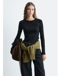 & Other Stories - Ribbed Long-Sleeve Top - Lyst