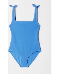 & Other Stories - Textured Bow Tie Swimsuit - Lyst