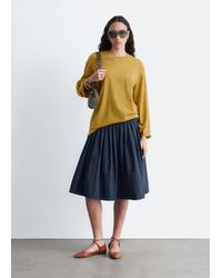 & Other Stories - Leather Cross-Strap Ballet Flats - Lyst