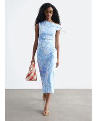 & Other Stories - Asymmetric Midi Dress - Lyst