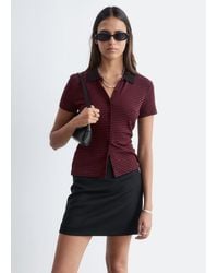 & Other Stories - Buttoned Jersey Top - Lyst
