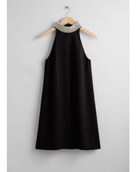 & Other Stories - Pearl-collar Mini Dress - Lyst
