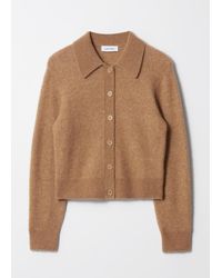 & Other Stories - Collared Knit Cardigan - Lyst