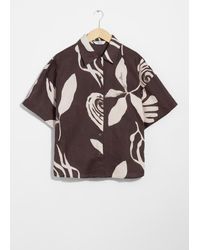 & Other Stories - Oversized-Leinenhemd - Lyst