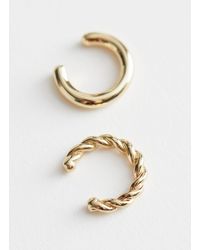 & Other Stories - Two Pack Mismatch Ear Cuffs - Lyst