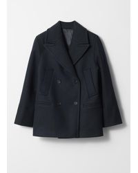 & Other Stories - Tailored Wool Pea Coat - Lyst