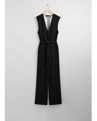 & Other Stories - Sleeveless Open-back Jumpsuit - Lyst