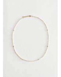 & Other Stories - Pearl Pendant Necklace - Lyst