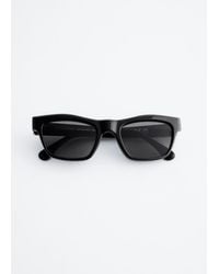 & Other Stories - Chunky Rectangle Sunglasses - Lyst