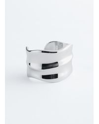 & Other Stories - Wavy Cuff Bracelet - Lyst