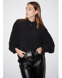 & Other Stories - Oversized Frill Blouse - Lyst